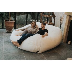 xxl faux fur bean bag