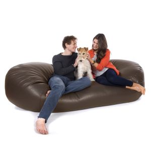 Real Leather Sofa Bed Bean Bag, Real Leather Bean Bag Chairs