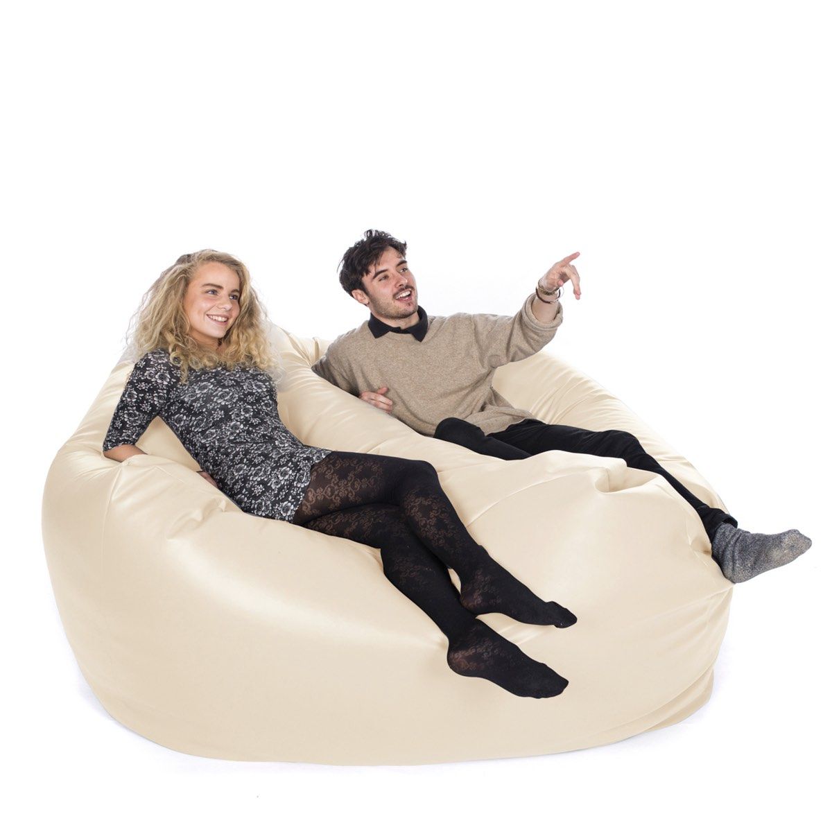 Faux Leather Monster Bean Bag, Faux Leather Bean Bag