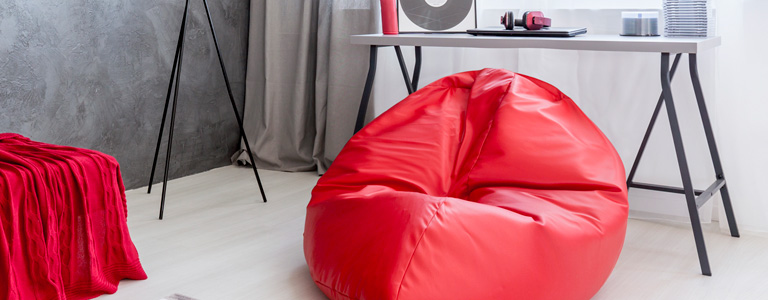 Faux Leather Bean Bags
