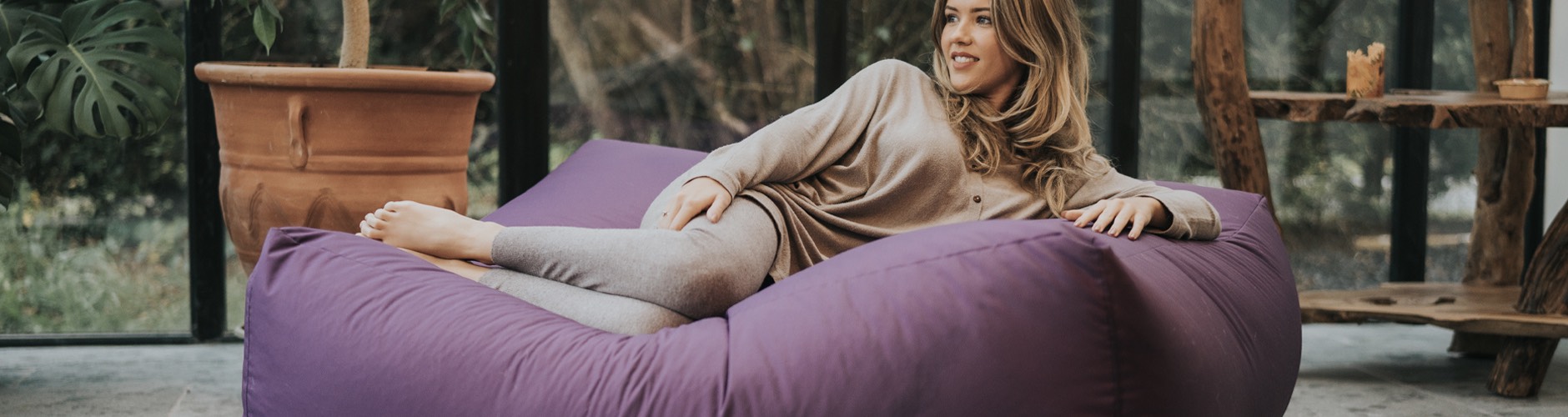 Purple Bean Bags