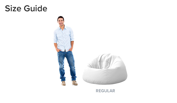 Compare our different bean bag sizes